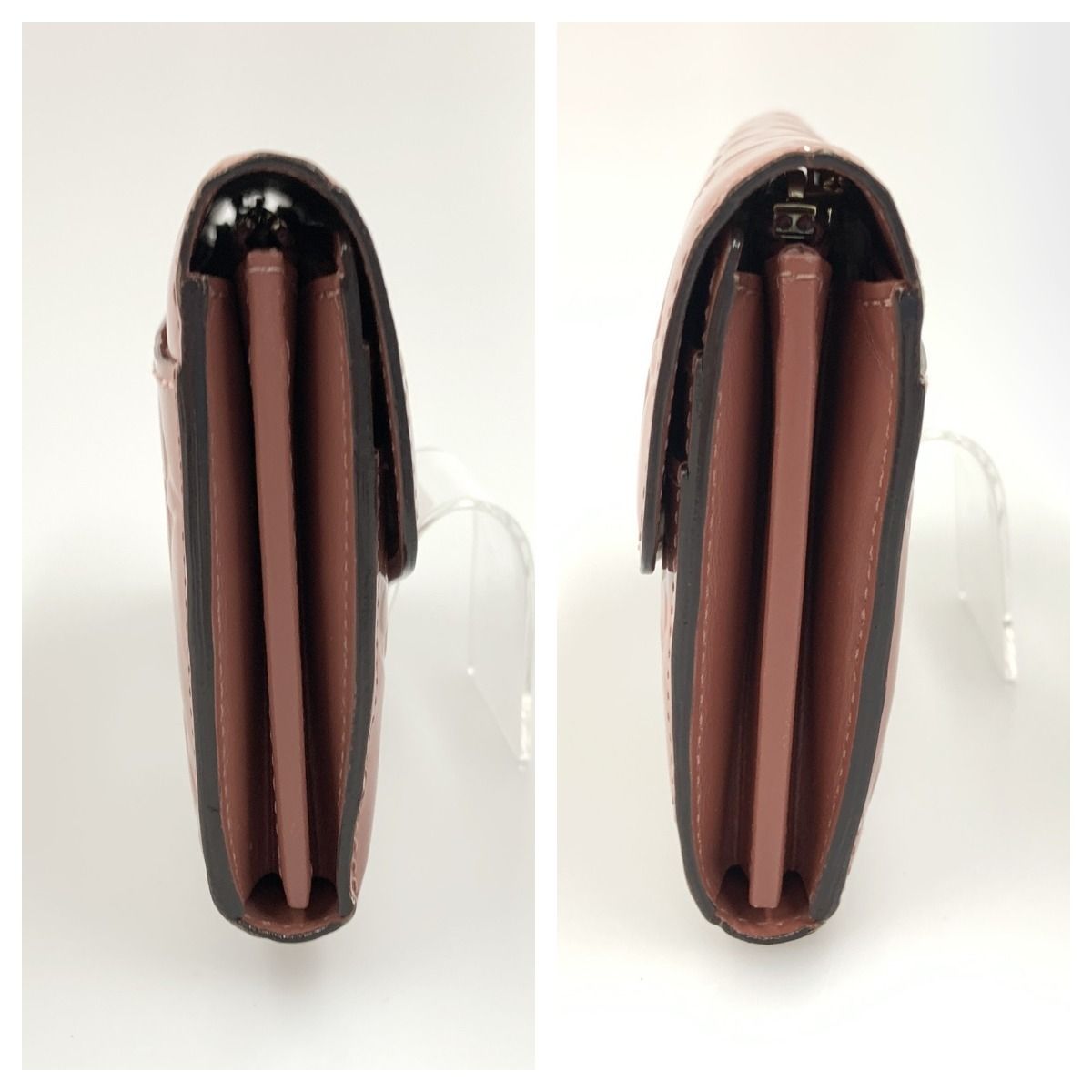 Louis Vuitton Monogram Vernis Portefeuille Sarah Long Wallet Vieux M90429