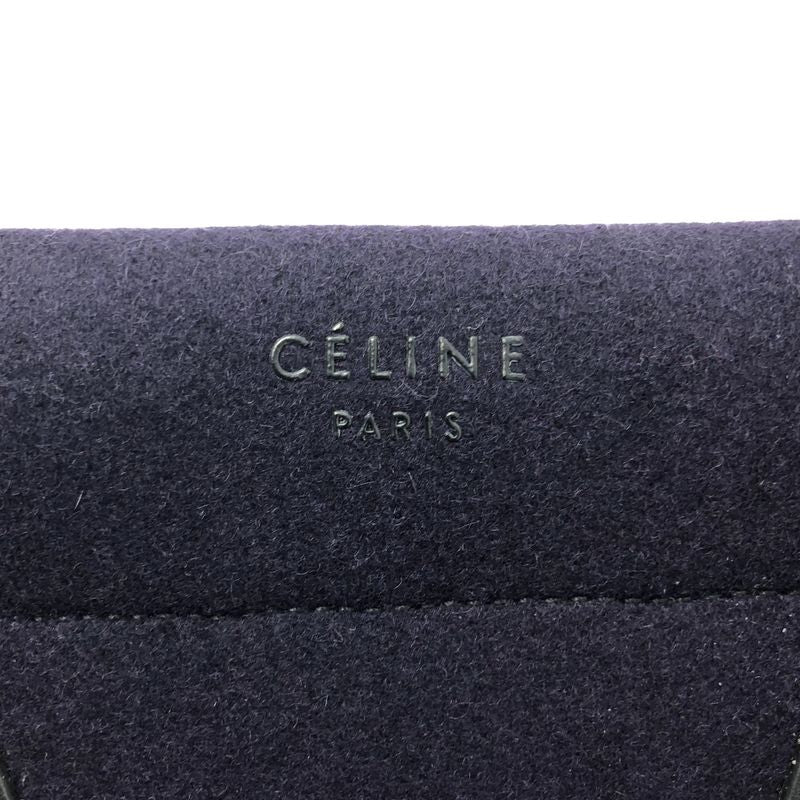 Celine Phoebe Philo Phoebe Luggage Phantom Felt Handbag - Navy - Women