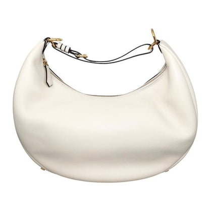 Fendi One Shoulder Bag Graffi Medium 8br799 A5DY F1hel Calf Leather White Beige