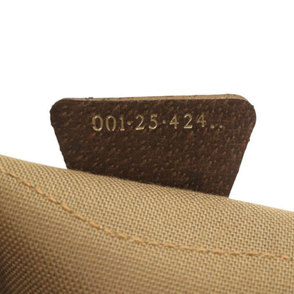 Gucci Old Gucci GG Plus Sherry Line 001 25 424 GG Supreme Brown Boston Bag 1092