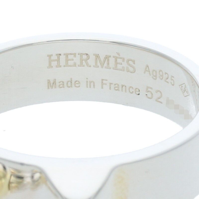 Hermes Collier De Chien PM Collier De Chien PM Silver Ring Men's 52 11.5