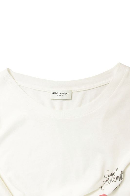 Saint Laurent Paris 482675 Yb1lp Smoking Rip T-shirt Men's S