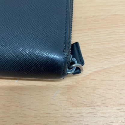 Prada 2ml317 Saffiano Round Zipper Long Wallet A25-1543