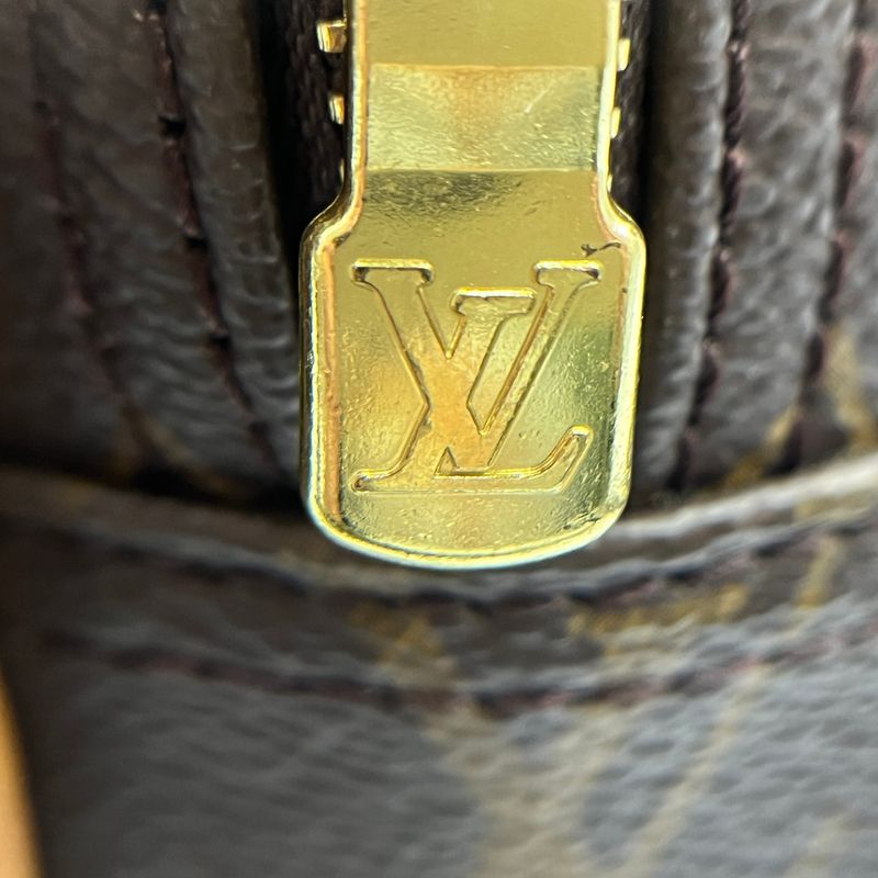 Louis Vuitton Shoulder Bag Reporter PM Monogram Leather Brown