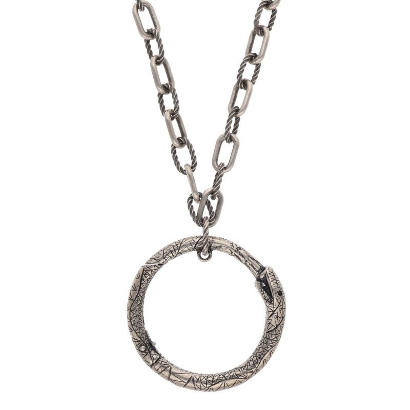 Gucci Ouroboros Chain Necklace Men's