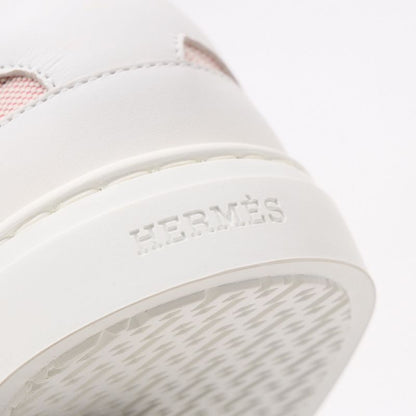 2022ssHermes Day Sneakers Size 36 Kelly Hardware Leather Canvas