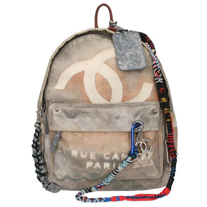Chanel A92352 2014 Collection Graffiti Painted Backpack For Men