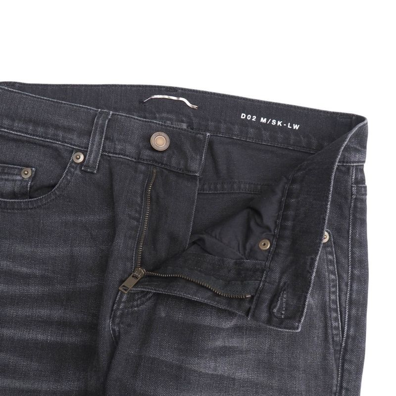 Saint Laurent Paris Denim Pants Size 27 Skinny Stretch Washed Made In Italy