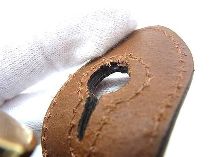 Fendi Strap You Leather Shoulder Strap Crossbody Shoulder Brown Ax5453