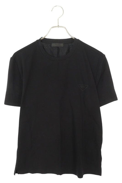 Prada Ujn712 Triangle Logo Stretch Cotton T-shirt Men M