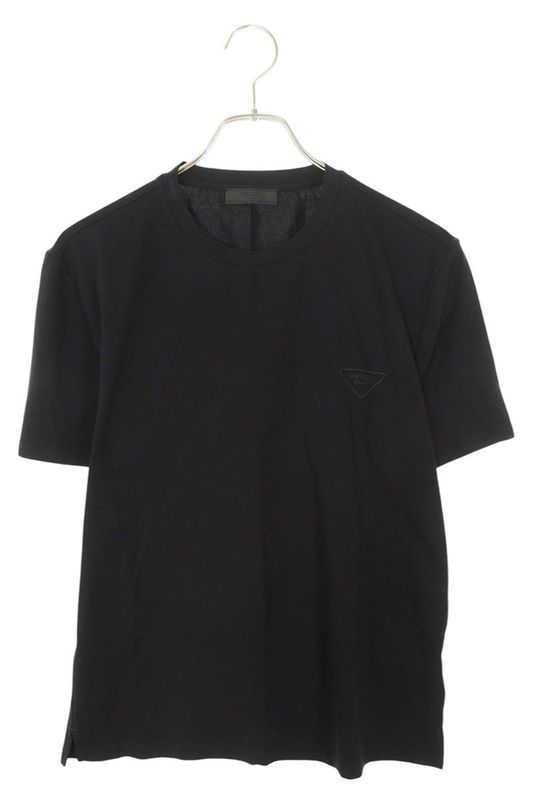 Prada Ujn712 Triangle Logo Stretch Cotton T-shirt Men M