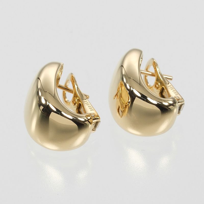 Cartier Nouvelle Vague 18K Yellow Gold Ladies 11.8g Earrings