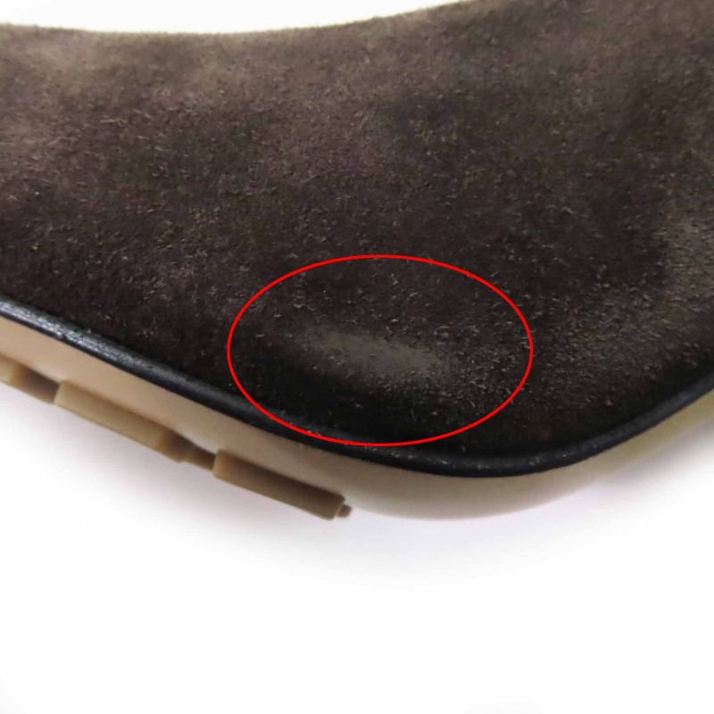 Bottega Veneta 692088 Tower Suede Leather Chunky Heel Square