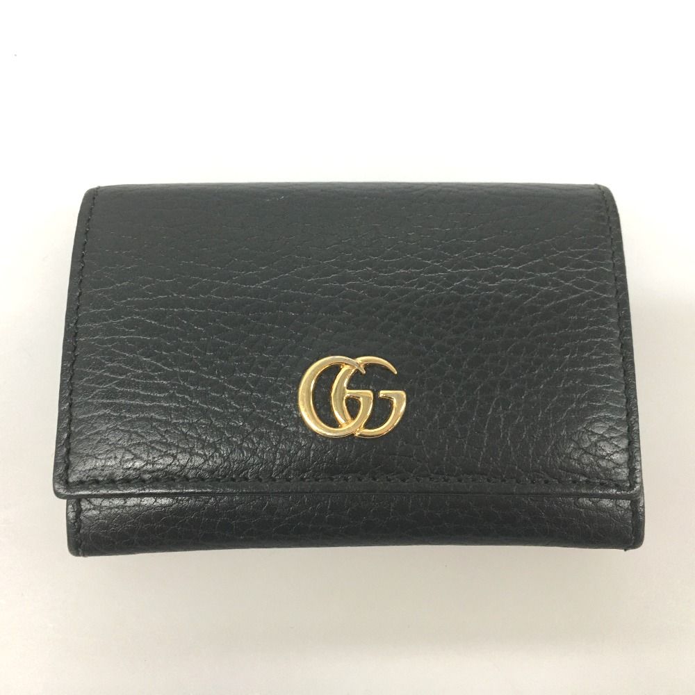 Gucci Ggmarmont Card Case 474748 Black