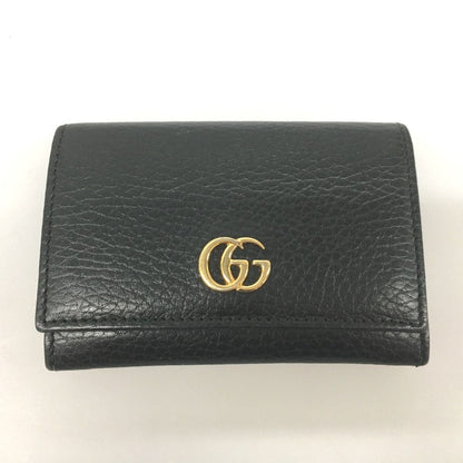 Gucci Ggmarmont Card Case 474748 Black