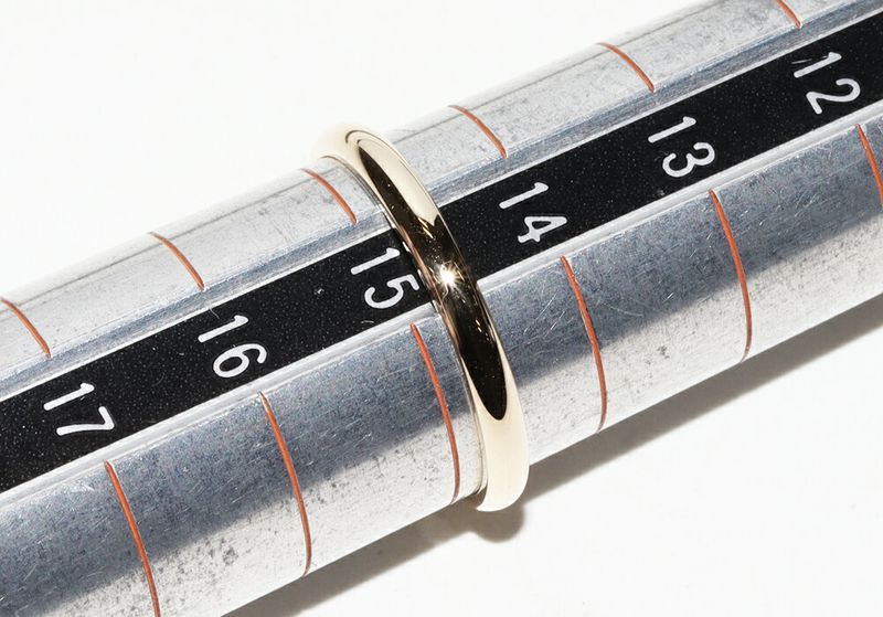 Cartier Ring 18K Yellow Gold Classic Wedding Ring 1895 Wedding Ring Width 25mm