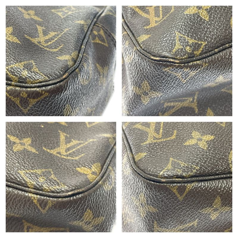 Louis Vuitton M47522 Monogram PVC Trousse Toilette 28 Brown 344685 Second Bag