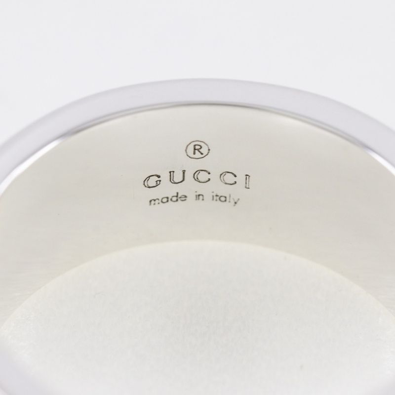 Gucci Branded G Silver 925 14.5 Unisex 7.6g Ring