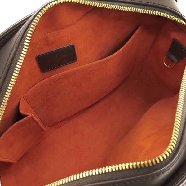 Louis Vuitton Handbag Sarria Orizontal Damier Canvas Damier Ebene Gold Hardware