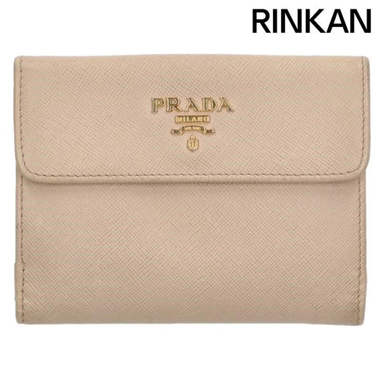 Prada Logo Design Bifold Wallet For Men