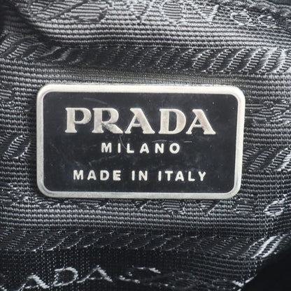 Prada Tessuto Nylon Triangle Logo Leather Shoulder Bag Crossbody Messenger