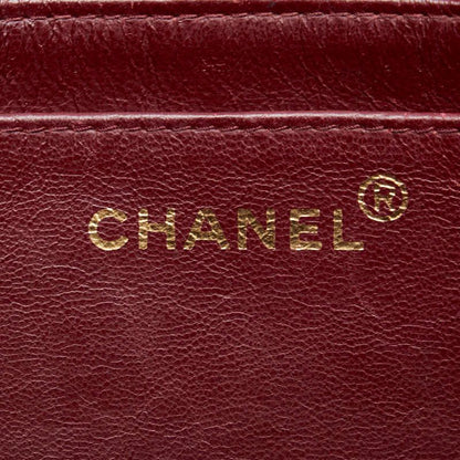 Chanel Matelasse Diana 25 Coco Mark Crossbody Chain Shoulder Bag Black Lambskin