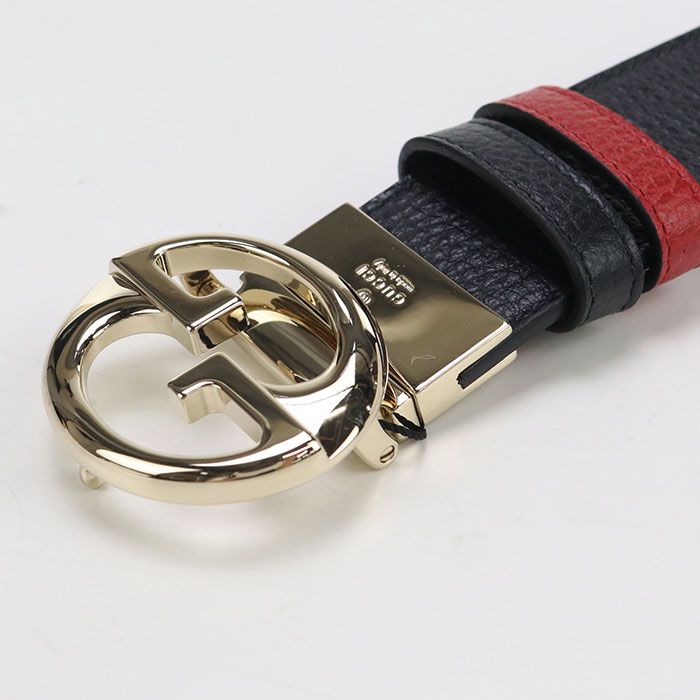 Gucci Reversible Belt Interlocking G 450000 Belt Leather Men's