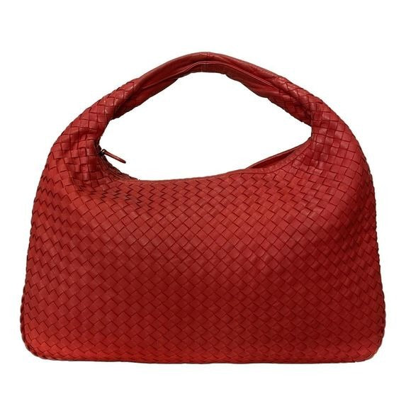 Bottega Veneta Handbag Large Veneta Bag Red Leather
