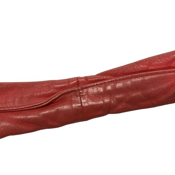 Bottega Veneta Handbag Large Veneta Bag Red Leather