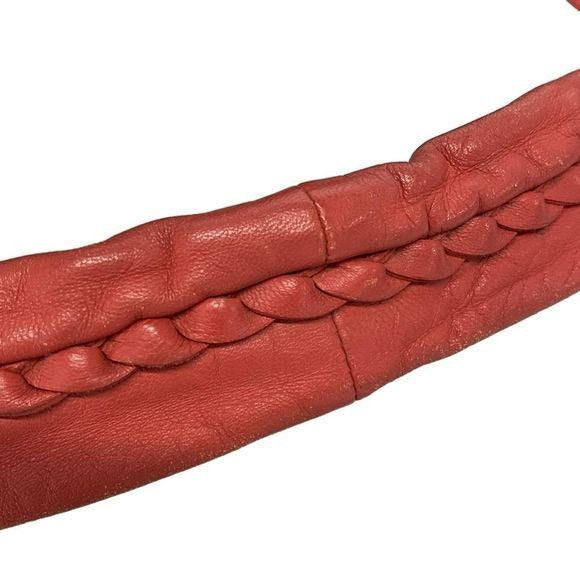 Bottega Veneta Handbag Large Veneta Bag Red Leather