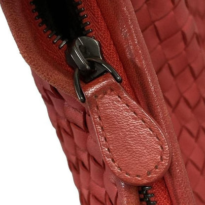 Bottega Veneta Handbag Large Veneta Bag Red Leather