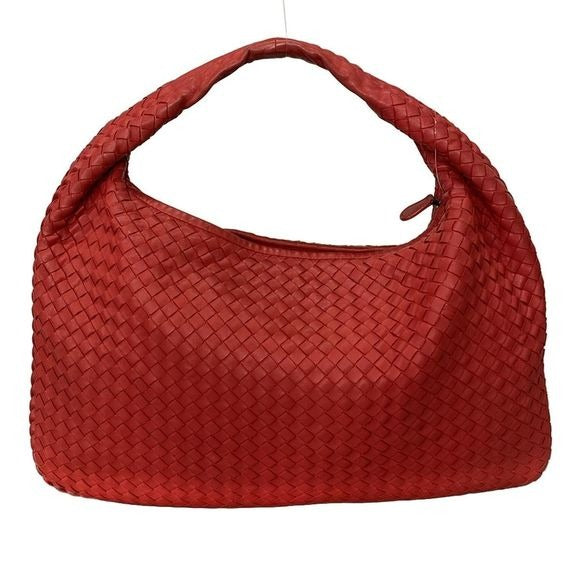 Bottega Veneta Handbag Large Veneta Bag Red Leather