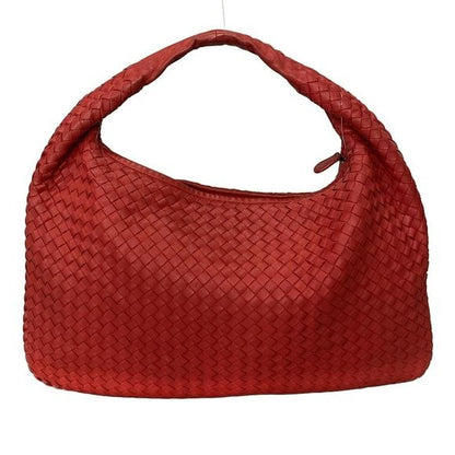 Bottega Veneta Handbag Large Veneta Bag Red Leather
