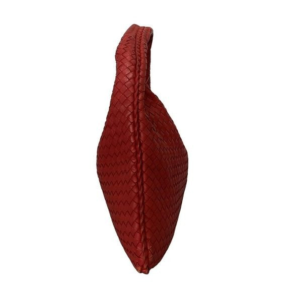 Bottega Veneta Handbag Large Veneta Bag Red Leather