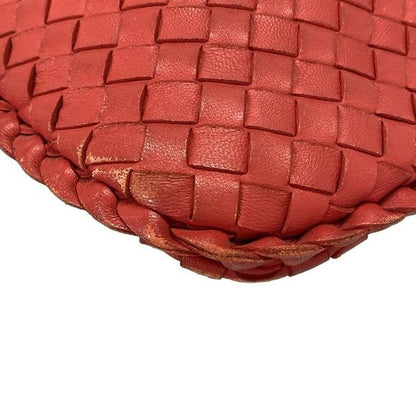 Bottega Veneta Handbag Large Veneta Bag Red Leather