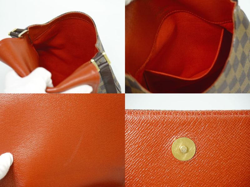 Authentic Louis Vuitton LV Musette Salsa Long Damier Ebène Shoulder Bag