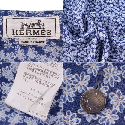 Hermes Shirt Long Sleeves Long Sleeves All Over Linen Top