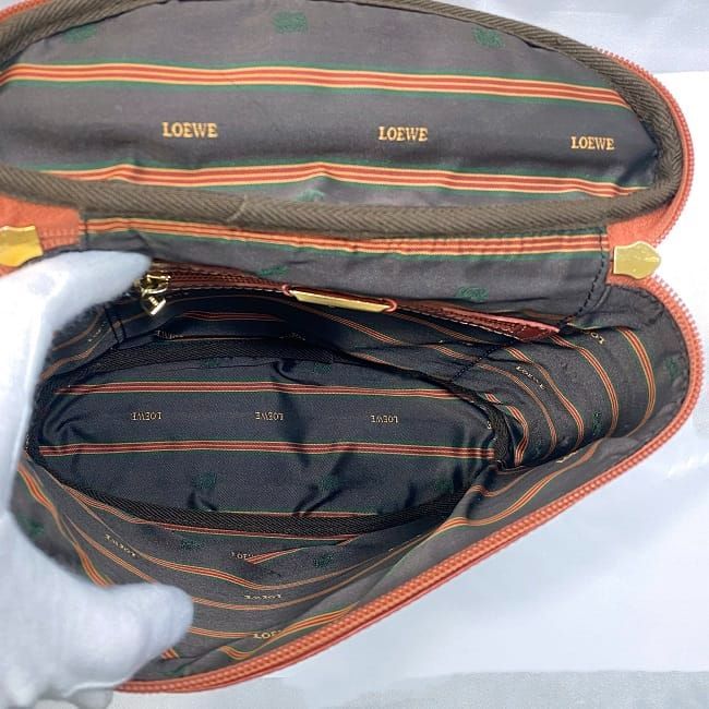Loewe Vanity Bag F21837 Red Velasquez Handbag