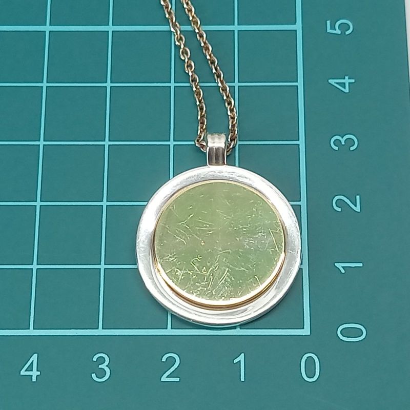 18K Coin Top Necklace Gold And Silver Tiffany & Co