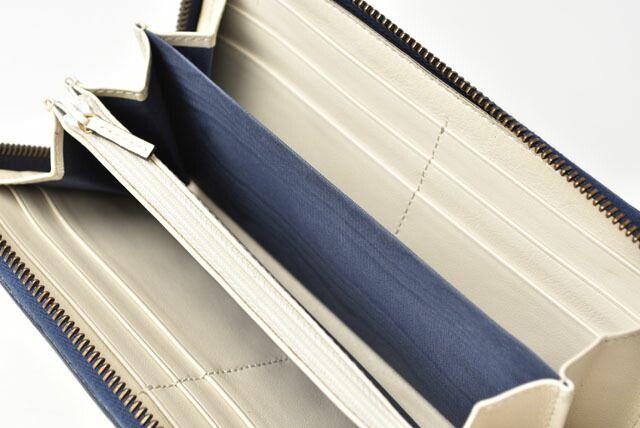 Gucci Wallet Gucci Long Wallet GG Marmont GG Marmont Quilted Leather White Navy