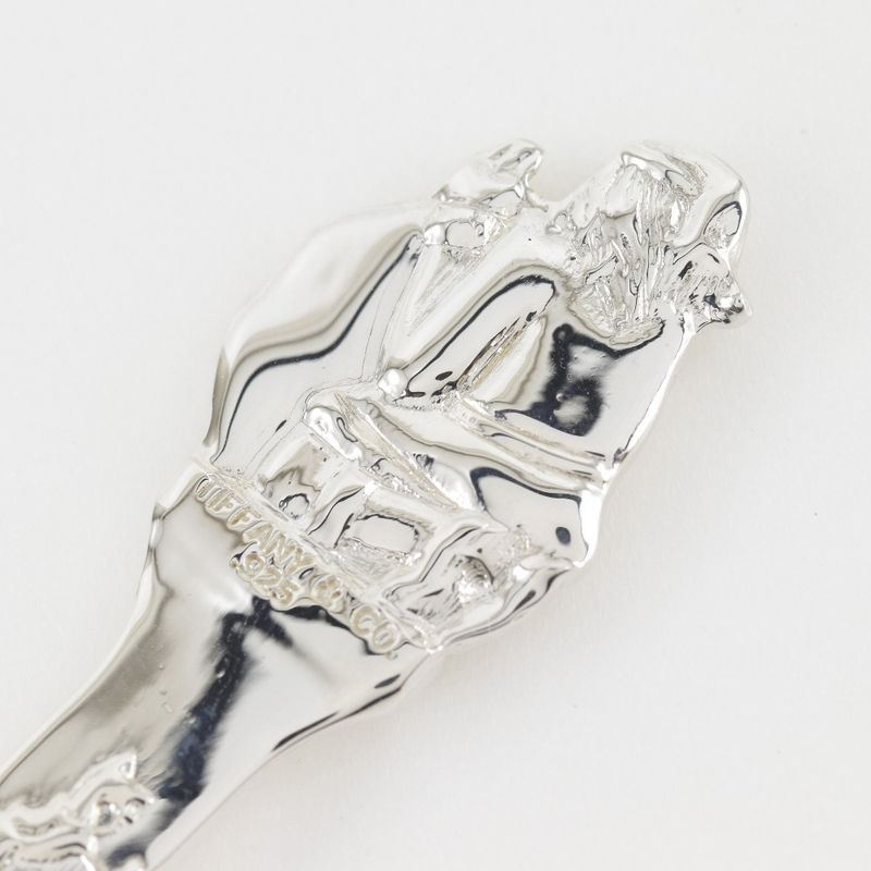 Tiffany & Co Spoon Santa Claus Christmas Design 925 Silver _ Cutlery