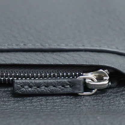 Fendi Selleria Long Wallet Gray 7m0355 Men's Used