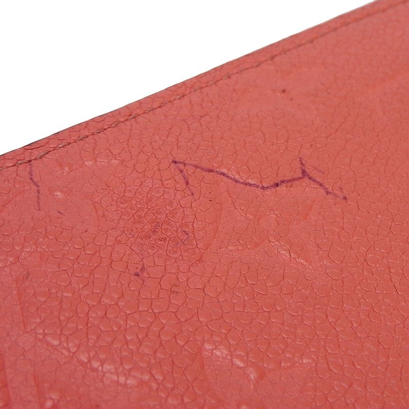 Louis Vuitton Long Wallet M61788 Monogram Empreinte Blossom Pink Gold Hardware