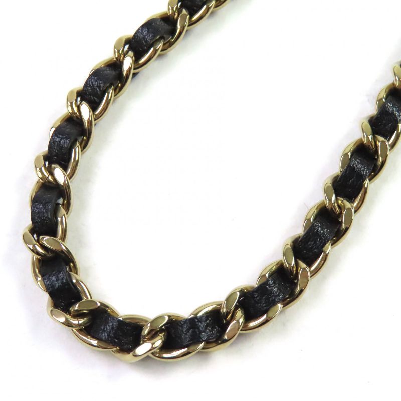 CHANEL Coco Mark Caviar Skin Chain Shoulder Eco Bag Random Serial Black