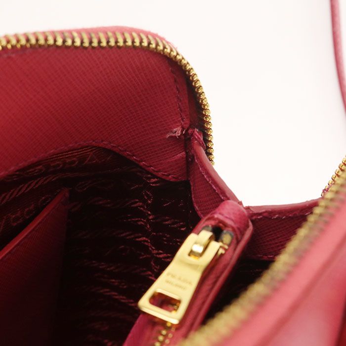 Prada 2WAY Saffiano Leather Bl0838 Handbag Leather Women