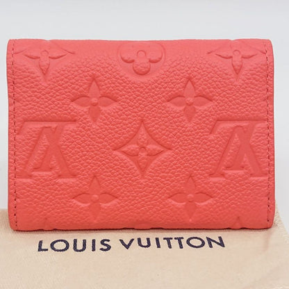 Unused Current Louis Vuitton Portmonnaie Rosalie Compact Wallet Pink IC Chip