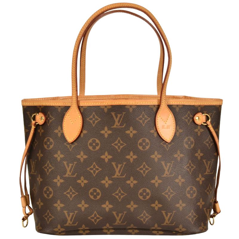 Louis Vuitton Neverfull PM Tote Bag Monogram Canvas M40155 Brown Vi2150 Women