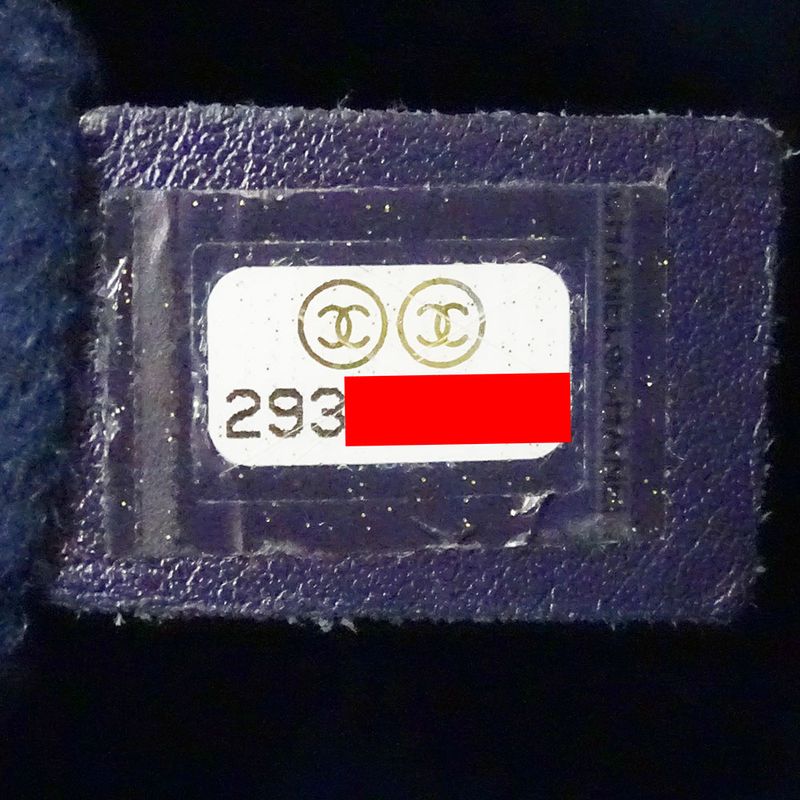 Chanel Bag Women's Brand Handbag Shoulder Bag 2way Caviar Skin Deauville Navy