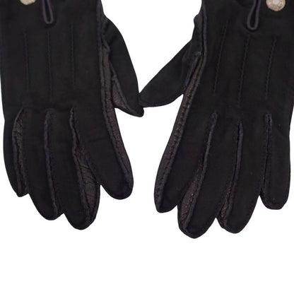 Hermes Gloves Suede Leather Serie Lady