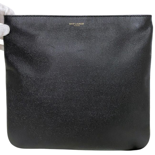 Saint Laurent Shoulder Bag Black 326858 Excellent Condition Leather Preowned